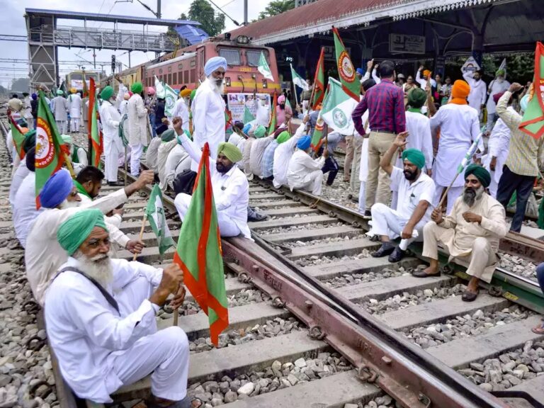 farmers protest